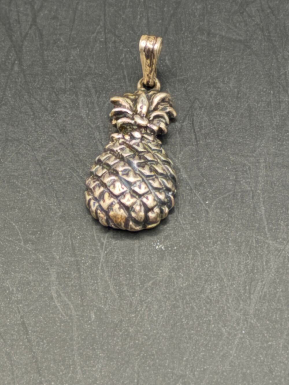 Vintage Sterling Silver Pineapple Charm